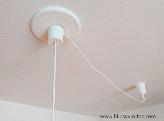 moldura techo para lampara