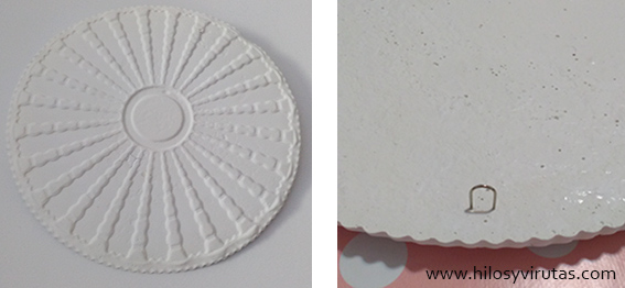 pizza clip moldura roseton