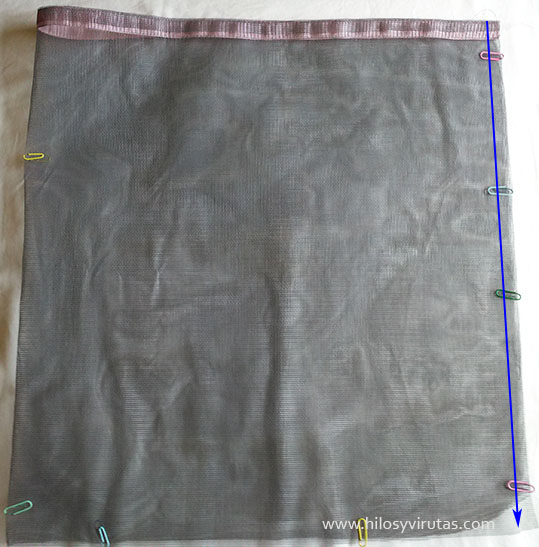 costura lateral bolsa