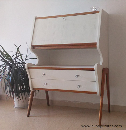 escritorio secreter mid century