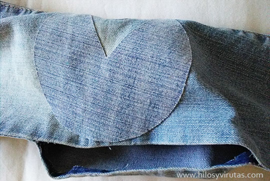 abrir costura pantalon coser aplicacion