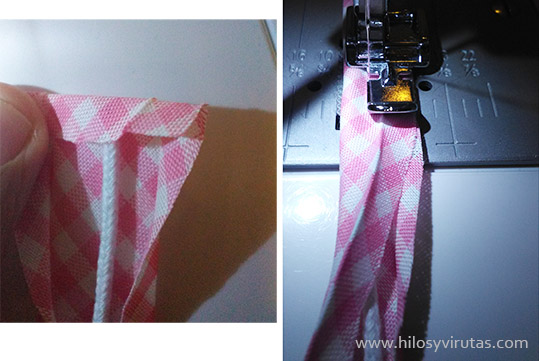 confeccionar vivo cordón