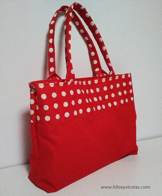 bolso dotted dream lunares rojo