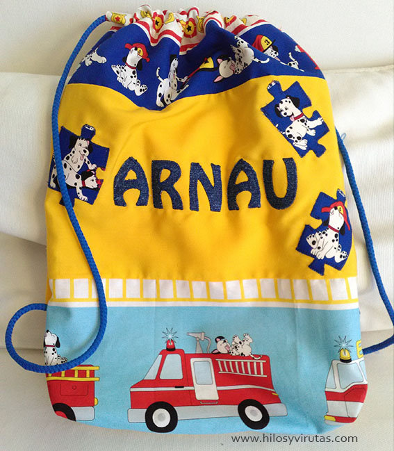 mochila personalizada Arnau