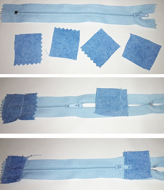 coser cremallera topes