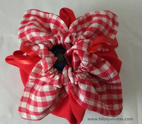 bolsita flor petalos