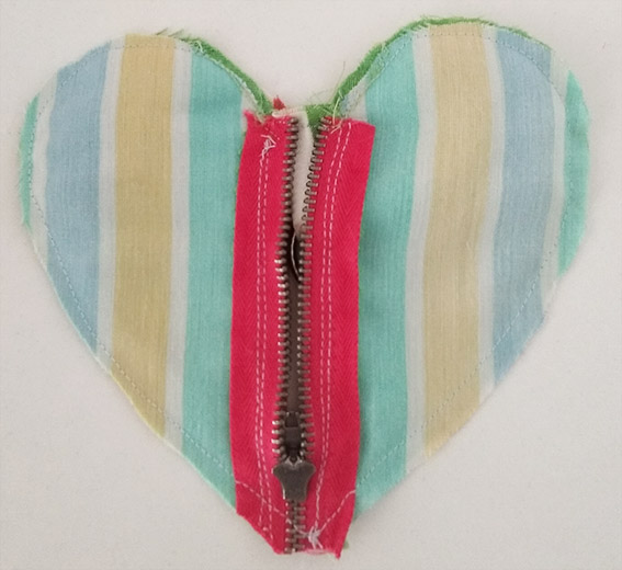 monedero corazón sin forro