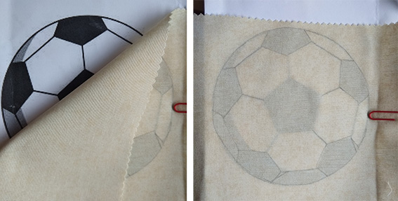 plantilla pelota patchwork