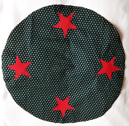 circulo estrellas navidad