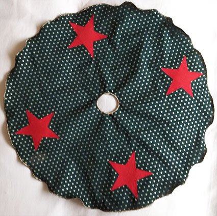 cubre pie arbol navidad