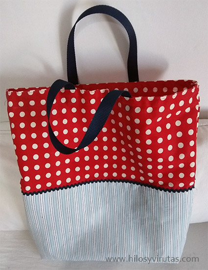 bolsa lunares rayas pin up