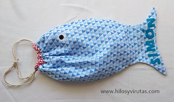 bolsa bolsita merienda pez boca cerrada