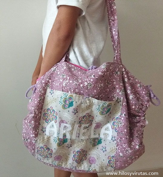 bolsa toalla niña