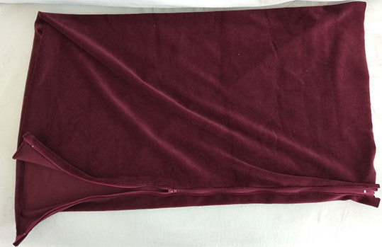 cojín navidad terciopelo cremallera